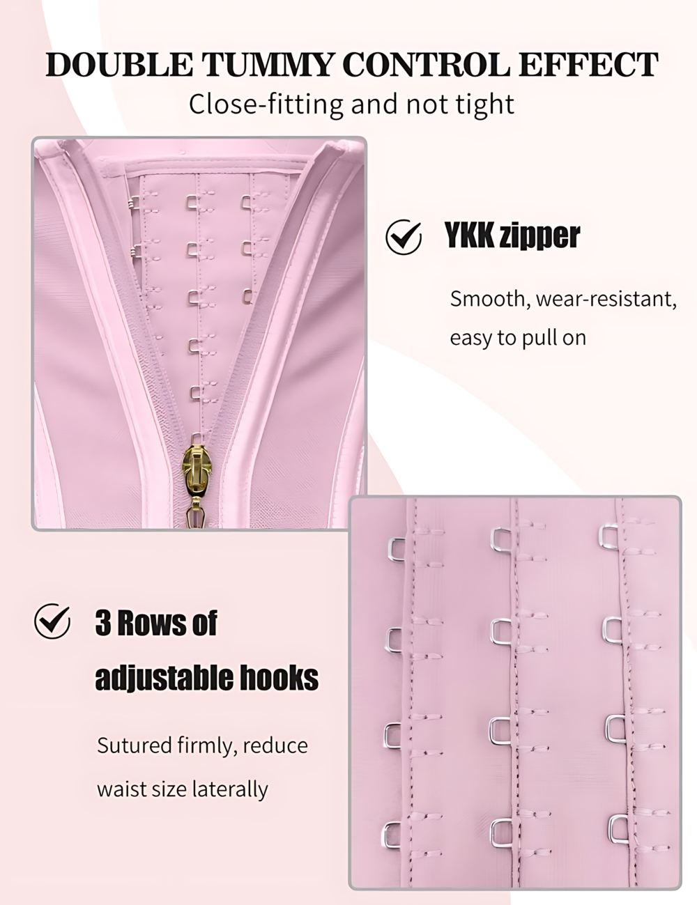 Waist Shapewear for Women TummyControl Girdle Workout Shapewear withAdjustable Shoulder Strap - Image 10