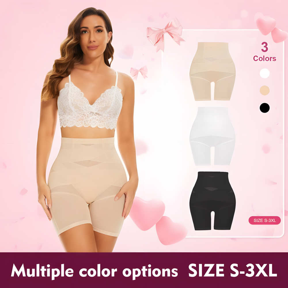 New mesh yarn light and breathable shapewear belly pants sports leggings,Girl Short
