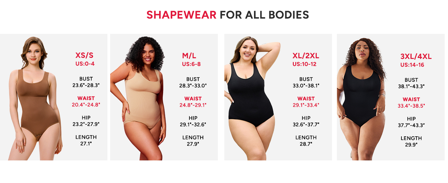 6118 Bodysuit Size