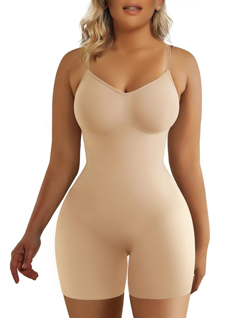 Women's Shapewear Bodysuit Tummy Control Body Shaper Seamless Sculpting Snatched Waist Body Suit - Image 16