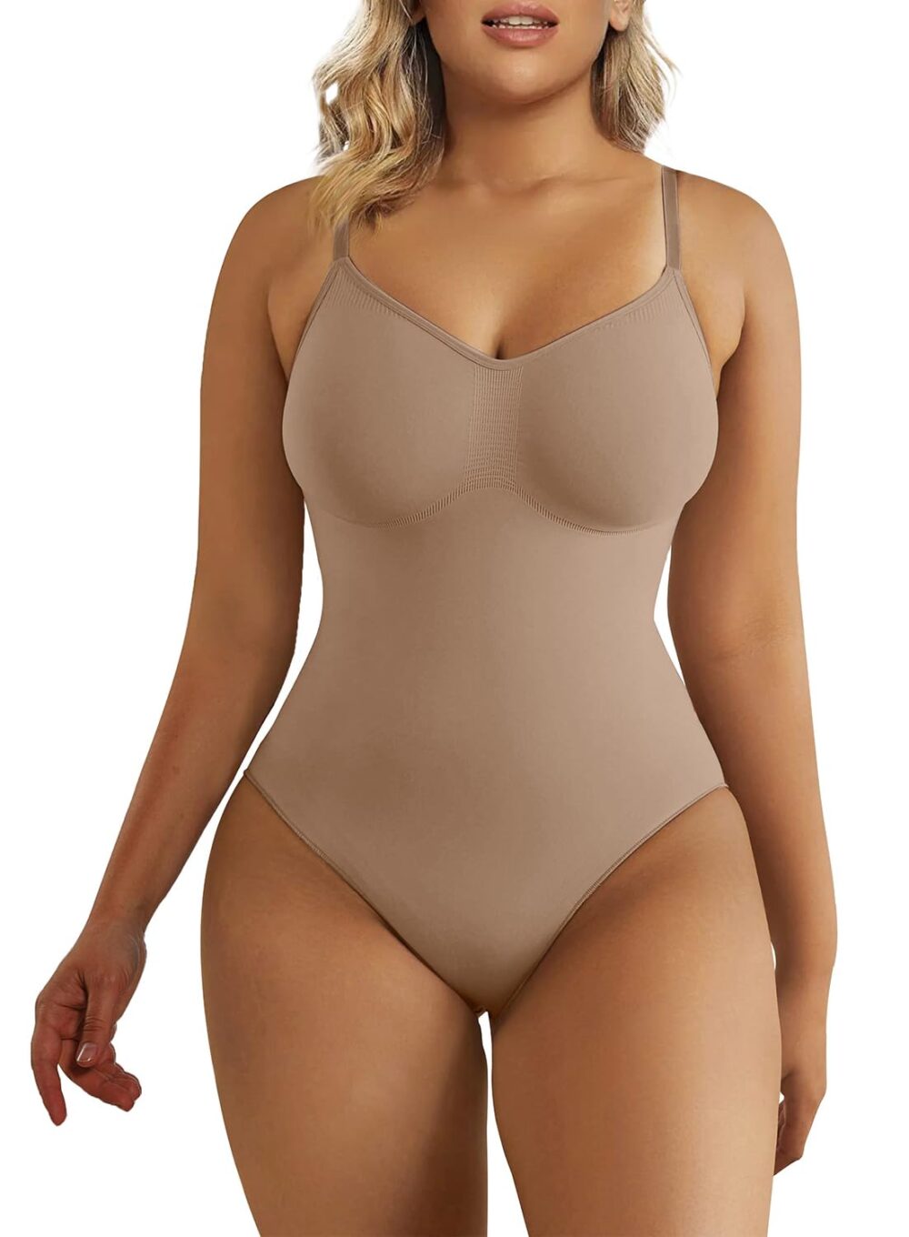 Women's Shapewear Bodysuit Tummy Control Body Shaper Seamless Sculpting Snatched Waist Body Suit - Image 13