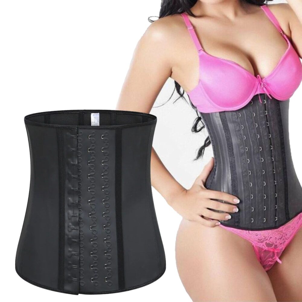 100% Latex Waist Trainer Corset Cincher Fajas Colombianas Reductoras Body Shaper